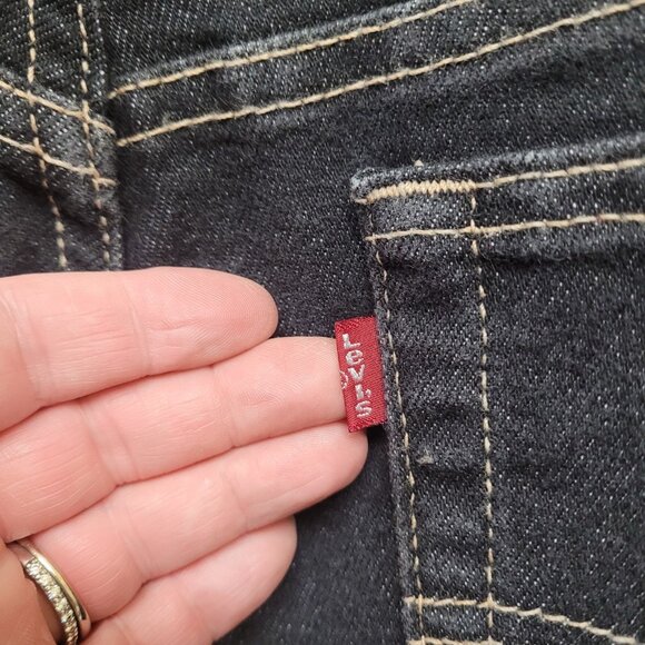 Levi’s Nouveau Bootcut Black 515 Cut Stretch Jeans Low Rise Womens Size 10 Mis M - Picture 16 of 16